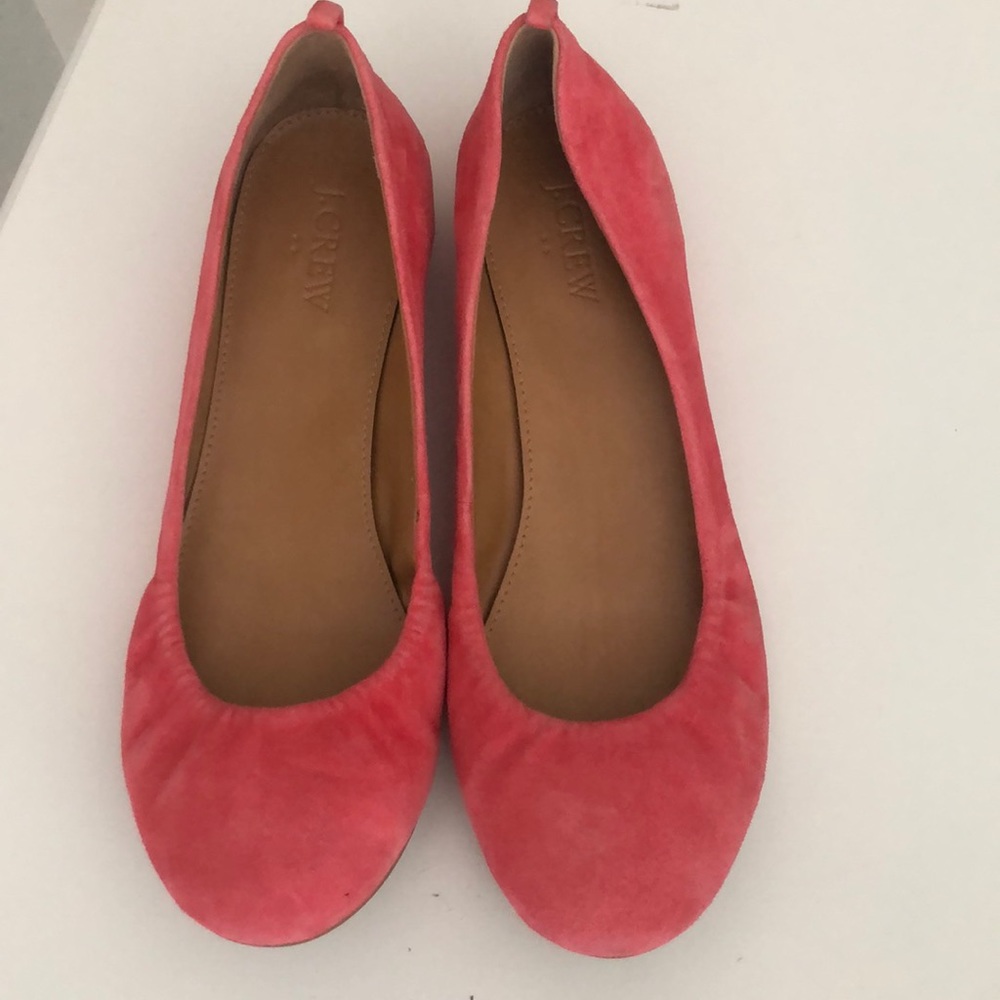 J crew suede flats